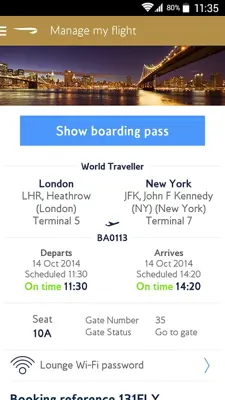 British Airways android App screenshot 6