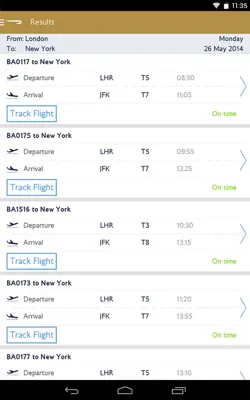 British Airways android App screenshot 8